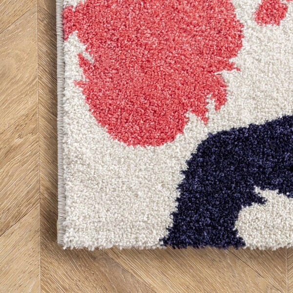 Nuloom Pinkie Handprint Kids Area Rug 5ft x 8ft - ECCR15A-508