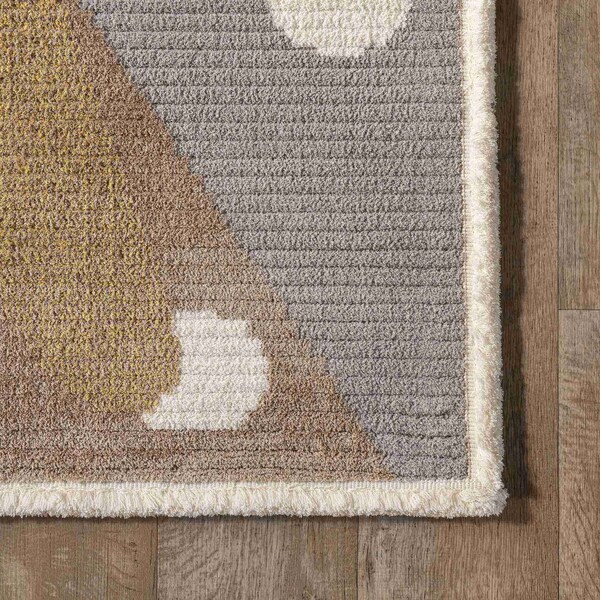 Nuloom Brodie Cheerful Lion Kids Area Rug 4ft x 6ft - KKPL07A-406