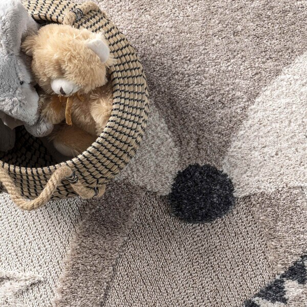 Nuloom Ailsa Fox Tribal Kids Tasseled Area Rug 5ft 3in x 7ft 7in - KKLR31A-53077