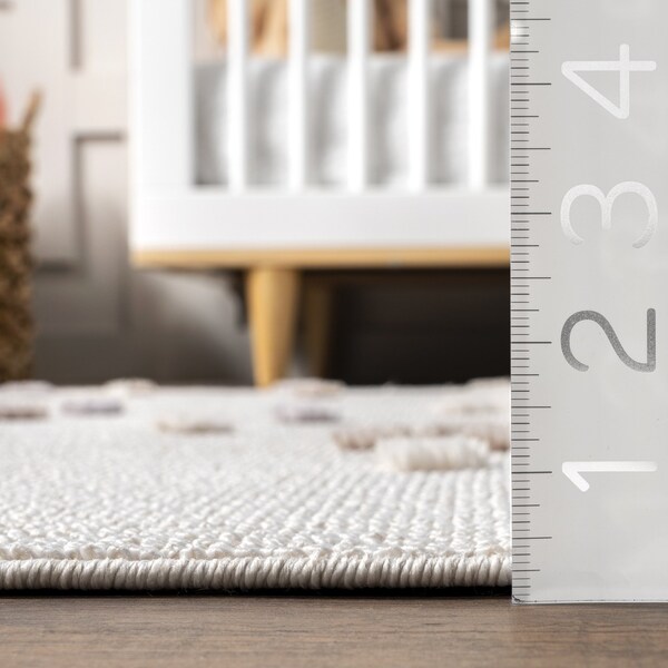 Nuloom Catlin Sweet Dreams High/Low Kids Area Rug 4ft x 6ft - KKLR33A-406