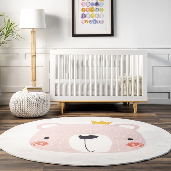 Nuloom Nesta Queen Bear Machine Washable Kids Area Rug 6ft - HJCL20A-R606