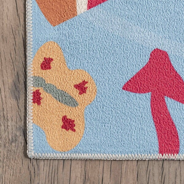 Nuloom Paxton Machine Washable Kids Zoo Nursery or Playroom Area Rug 4ft x 6ft - HJAU43A-406