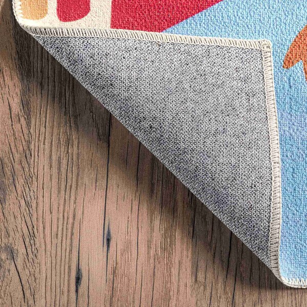 Nuloom Paxton Machine Washable Kids Zoo Nursery or Playroom Area Rug 4ft x 6ft - HJAU43A-406