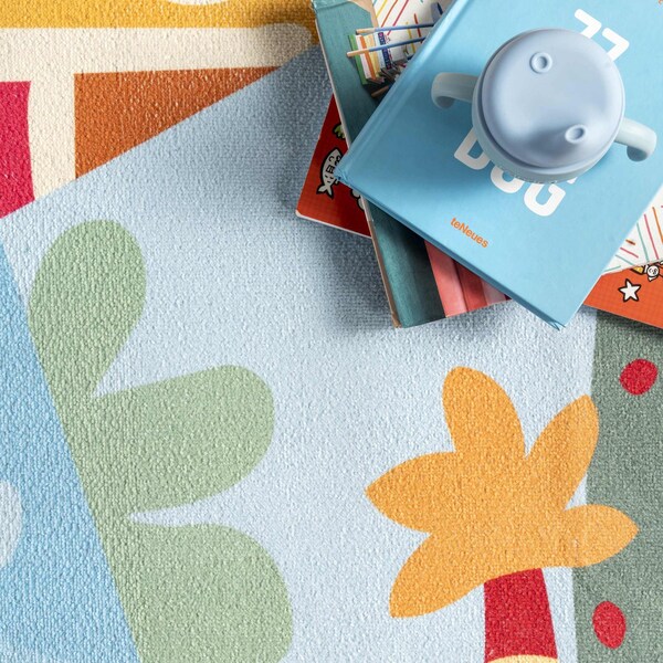 Nuloom Paxton Machine Washable Kids Zoo Nursery or Playroom Area Rug 4ft x 6ft - HJAU43A-406