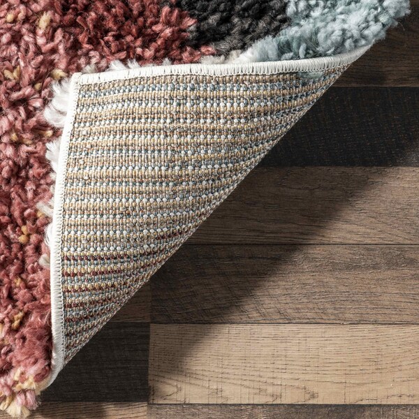 Nuloom Henley ZigZag Kids Shag Area Rug 5ft x 7ft 6in - OZCD05A-508