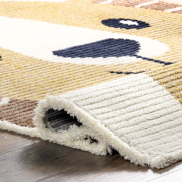 Nuloom Raffy Happy Lion Kids Area Rug 4ft x 6ft - KKPL09A-406
