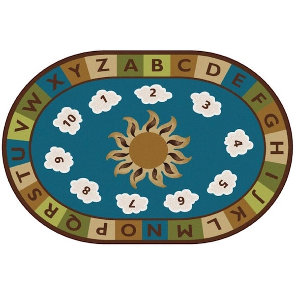 Carpets For Kids Sunny Day Learn and Play Nature Rug - 94706