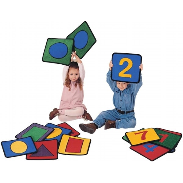 Wall-To-Wall Shape/Number Squares - Set of 20 - WA2547392