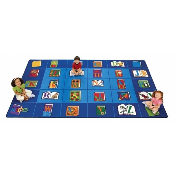 Carpets For Kids Reading by the Book Seating 5.83 ft. x 8.33 ft. Rectangle Rug - CA61905