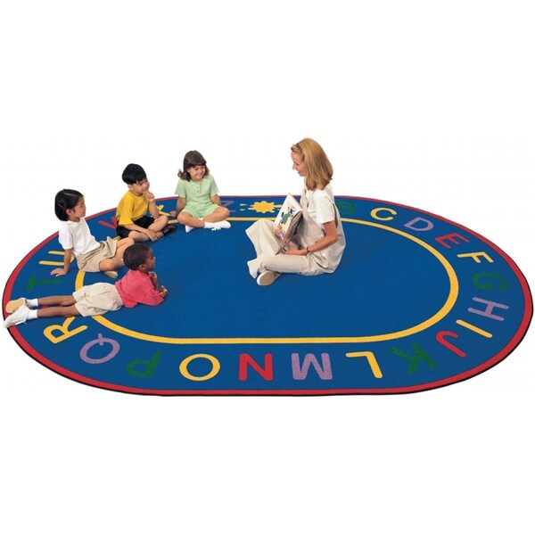 Wall-To-Wall Alpha 8.25 ft. x 11.67 ft. Oval Rug - WA727417