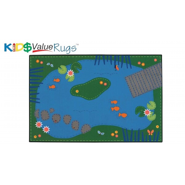 Carpets For Kids Kids Value Rug - Tranquil Pond - 96.06