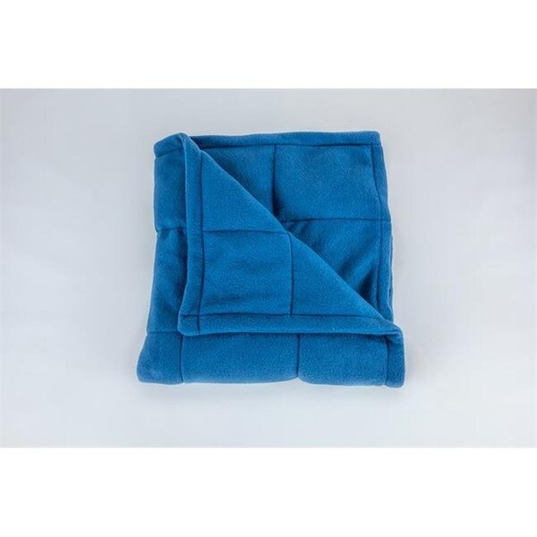Covered In Comfort Covered in Comfort 101B Weighted Blanket; Blue - Large - 101B