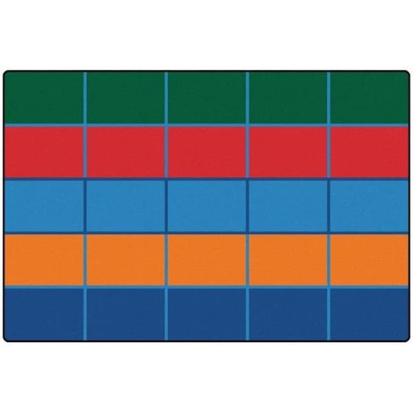 Carpets For Kids Carpets for Kids 72.91 Color Blocks Value Seating Rug  6 ft. x 9 ft. - 72.91