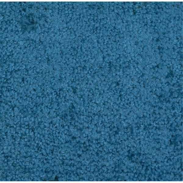 Wall-To-Wall Mt. St. Helens Solids 8.33 ft. x 12 ft. Rectangle Carpet - Marine Blue - WA54064