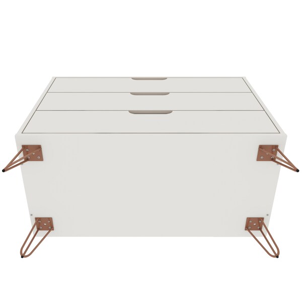 Manhattan Comfort Rockefeller Dresser, Off White - 103GMC8