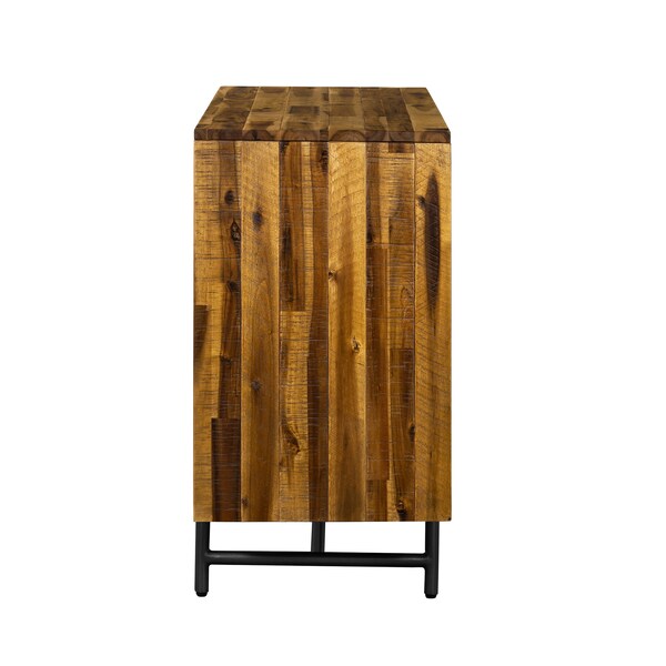 Armen Living Cusco Rustic Acacia 6 Drawer Dresser - LCCUDRAC