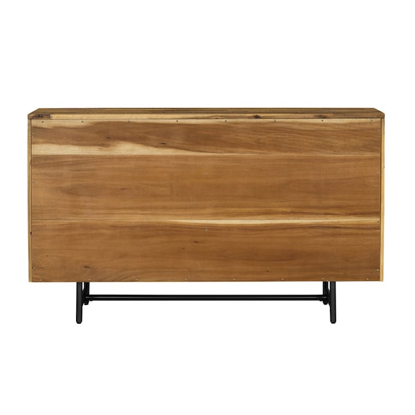 Armen Living Cusco Rustic Acacia 6 Drawer Dresser - LCCUDRAC
