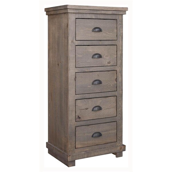 Progressive Furniture Progressive Furniture P635-13 Willow Weathered Gray Lingerie Chest - P635-13