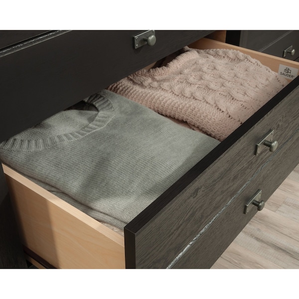 Sauder Cottage Road Dresser Raven Oak A2 , Safety tested for stability to help reduce tip-over accidents - 432863