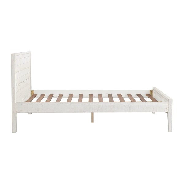 Alaterre Furniture Windsor 3-Piece Set with Panel Full Bed and 2 Nightstands, White - ANWI2131R4