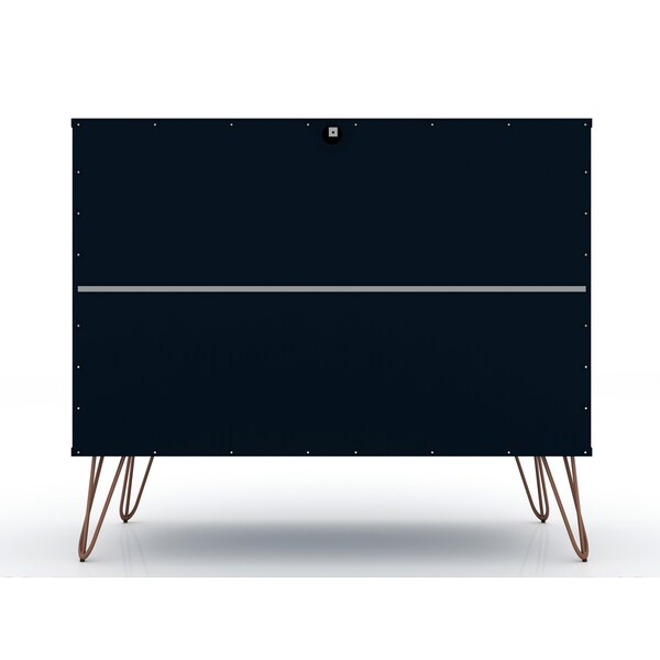 Manhattan Comfort Rockefeller Dresser, Tatiana Midnight Blue - 103GMC4