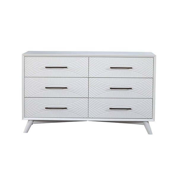 Alpine Furniture Tranquility Dresser, White - 1867-03