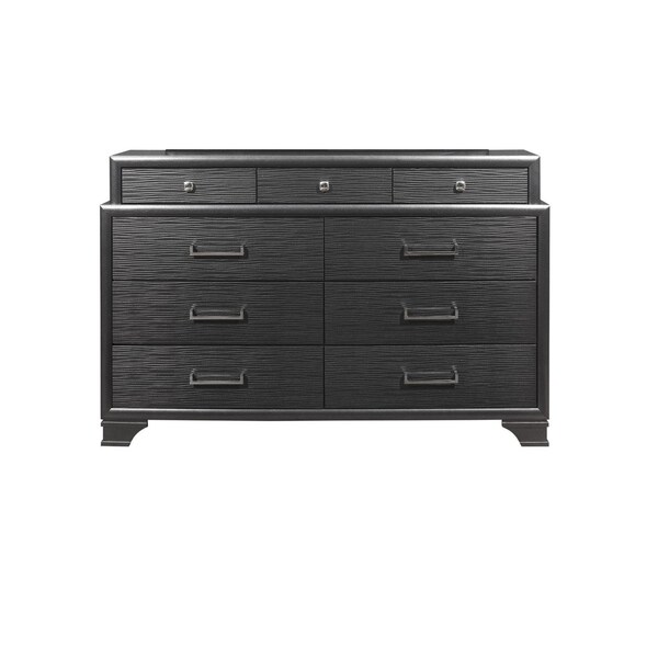 Global Furniture Usa Transitional Glam  Jordyn Grey Dresser - 1169