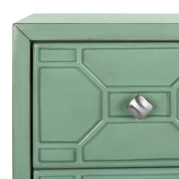 Safavieh Izumi 3 Drawer Chest, Turquoise - CHS9201A