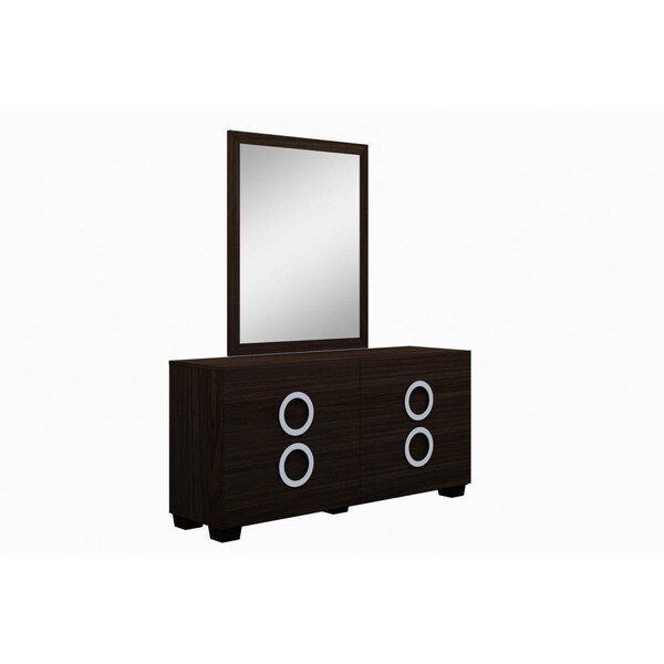 Kd Estanteria Refined High Gloss Dresser, Wenge - 31 in. - KD3708044