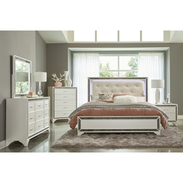Homelegance Salon Bedroom Chest, White - 1572W-9