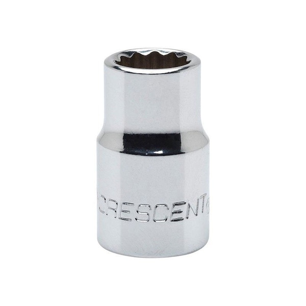 Weller Crescent 16 mm X 3/8 in. drive Metric 12 Point Standard Socket 1 pc - CDS46N