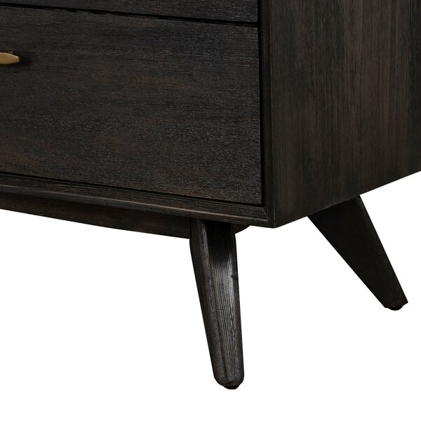 Armen Living Baly Acacia Mid-Century 6 Drawer Dresser - LCLFDRBR