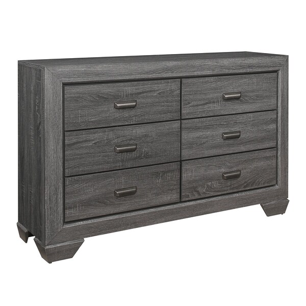 Homelegance Beechnut Bedroom Dresser, Grey - 1904GY-5