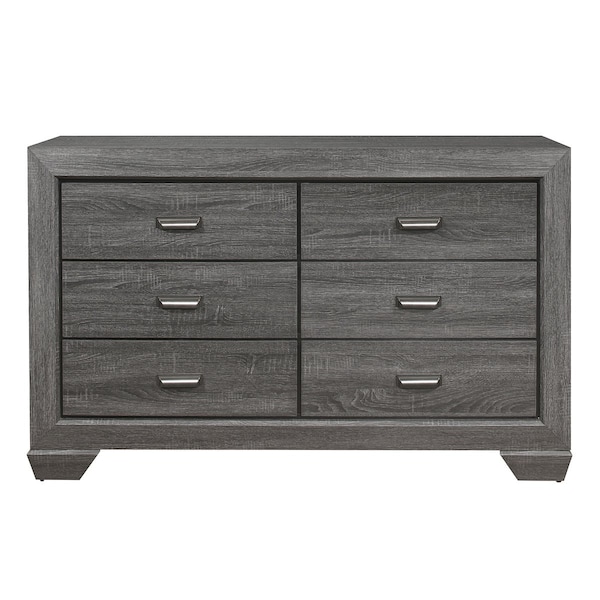 Homelegance Beechnut Bedroom Dresser, Grey - 1904GY-5
