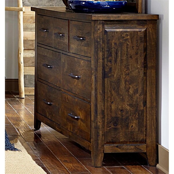 Made4Mattress 39.5 x 17.75 x 62.5 in. Jerrick Dresser - Rustic Burnished - MA2978152