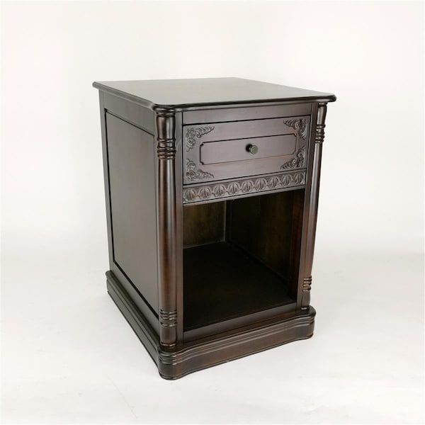 Wayborn 18 x 20 x 26 in. 1 Drawer Table, Brown - JC017