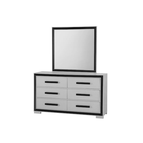 Global Furniture Usa AMELIA-GREY/BLACK-DR - 5704
