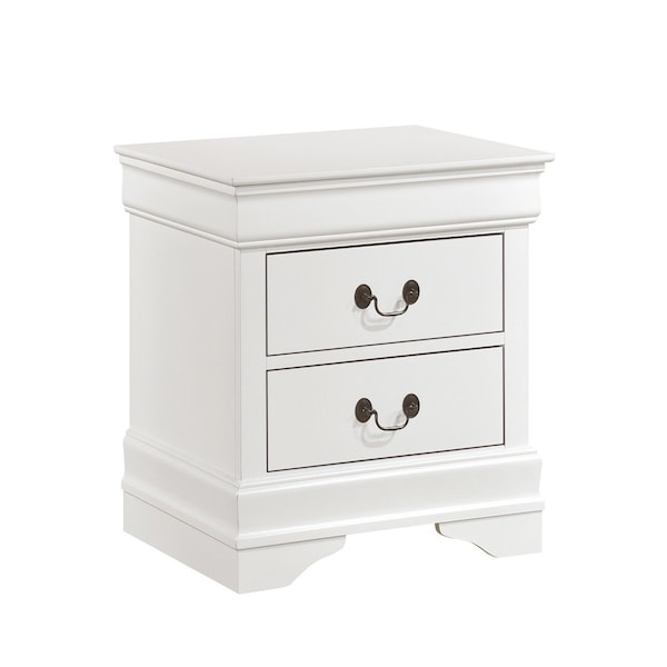 Homelegance Mayville Night Stand, White - 2147W-4