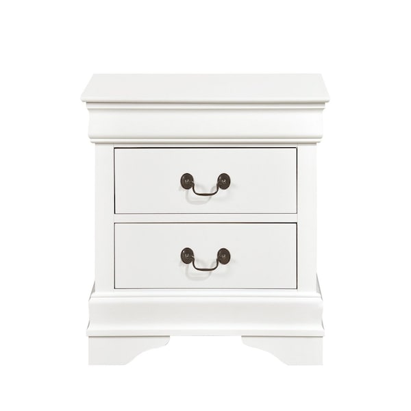Homelegance Mayville Night Stand, White - 2147W-4