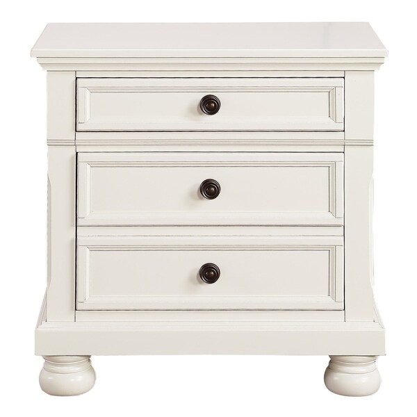 Homelegance Laurelin Night Stand, White - 1714W-4