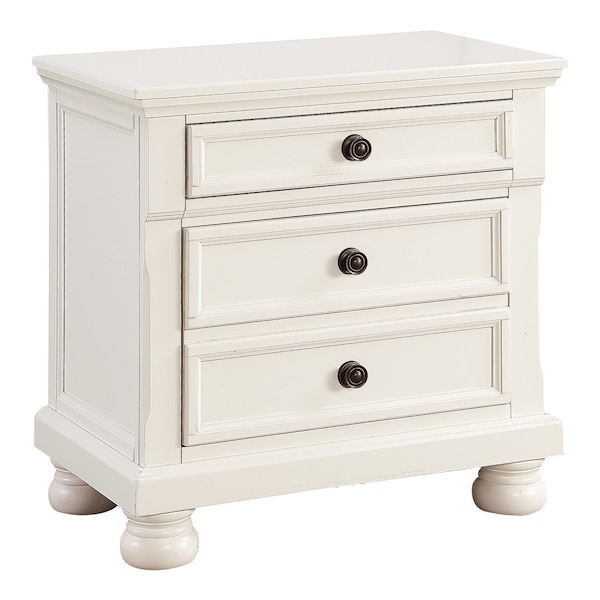 Homelegance Laurelin Night Stand, White - 1714W-4