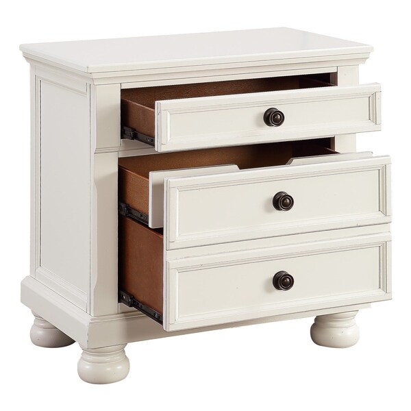 Homelegance Laurelin Night Stand, White - 1714W-4