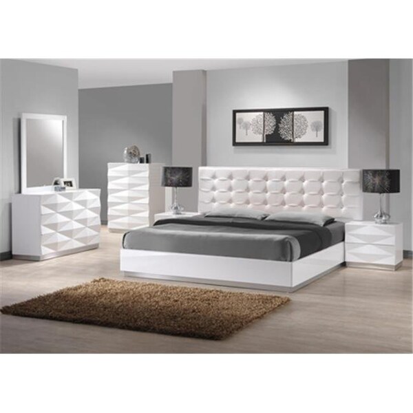 J&M Furniture J & M Furniture 17688-C Verona Chest - White Lacquer - 17688-C
