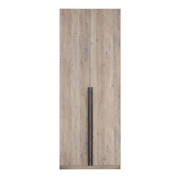 Manhattan Comfort Lee Wardrobe Closet 1.0 in Rustic Grey - WC001-GY