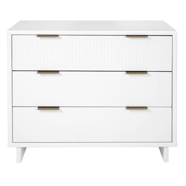 Manhattan Comfort Granville 38.18 Standard Dresser in White - DR-5011