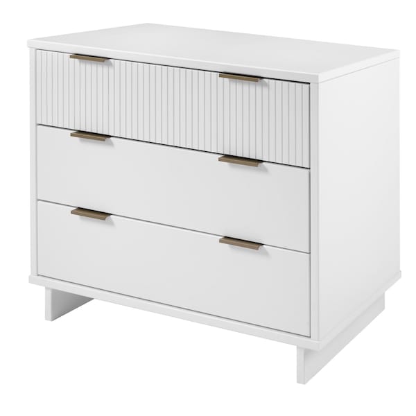 Manhattan Comfort Granville 38.18 Standard Dresser in White - DR-5011