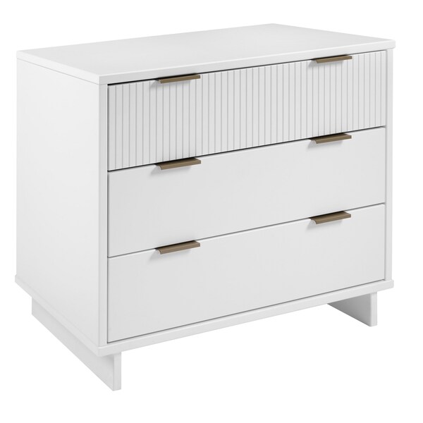 Manhattan Comfort Granville 38.18 Standard Dresser in White - DR-5011