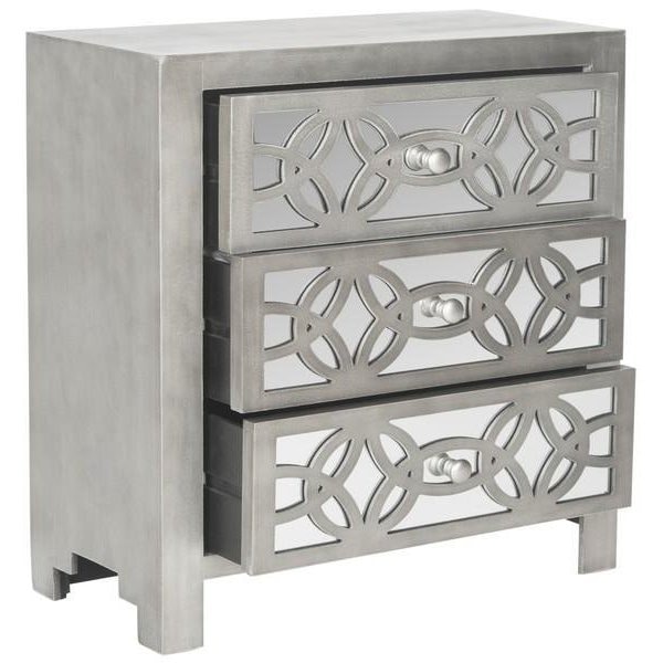 Safavieh Tasha 3 Drawer Chest, Grey - AMH1505A