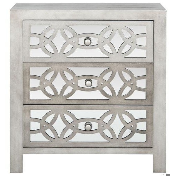 Safavieh Tasha 3 Drawer Chest, Grey - AMH1505A
