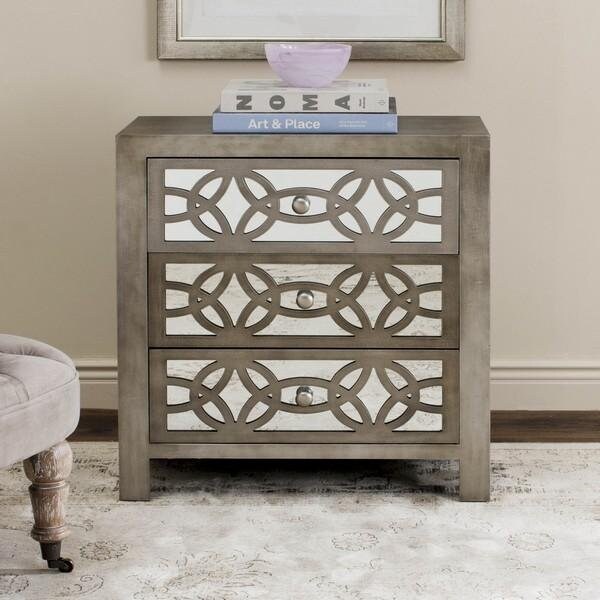 Safavieh Tasha 3 Drawer Chest, Grey - AMH1505A